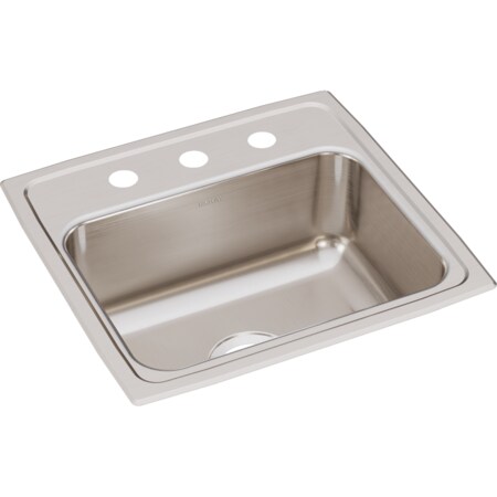 Elkay Kitchen Sink, Top Mount, Stainless steel Finish LR19183